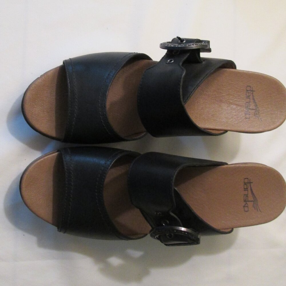 Dansko Ramona Sandals, Size 41, Black 1803027800